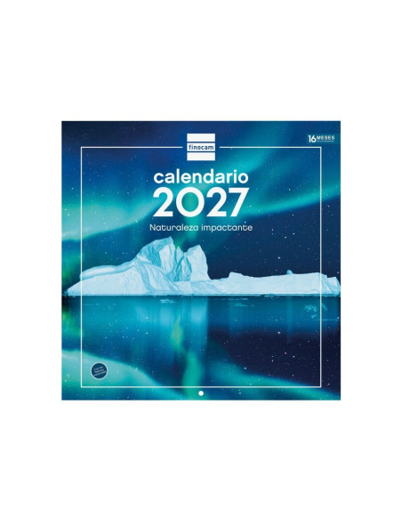 CALENDARIO FINOCAM PARED 2027 30X30 NATURALEZA