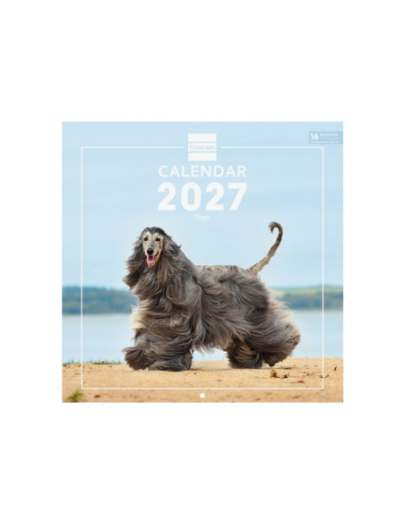 CALENDARIO FINOCAM PARED 2027 30X30 PERRITOS INTL