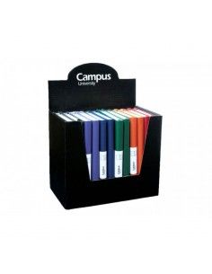 LIBRETA 96 H. C/GOMA RAYADA VARIOS COLORES CAMPUS 90x145mm