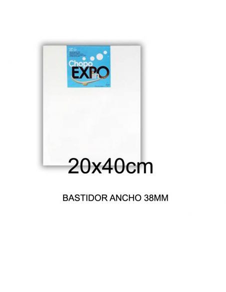 LIENZO CHOPO EXPO 20X40CM BASTIDOR ANCHO 38MM