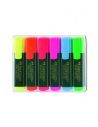 ROTULADOR FLUORESCENTE FABER TEXTLINER 48 PACK 6