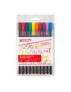 ROTULADOR EDDING 1340 PUNTA PINCEL 10 COLORES BLISTER
