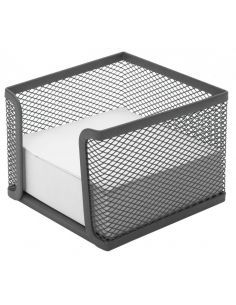 PORTANOTAS PLUS METAL NEGRO REJILLA