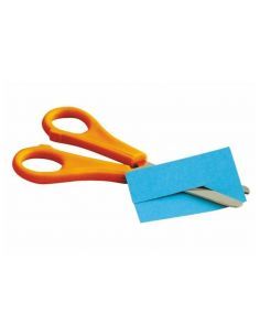 TIJERA ESCOLAR PARA ZURDOS COLOR NARANJA