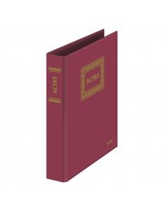 libro de actas con anillas