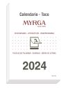 TACO DE CALENDARIO MYRGA 1385 MURAL AÑO 2023 14X20 "GRANDE"