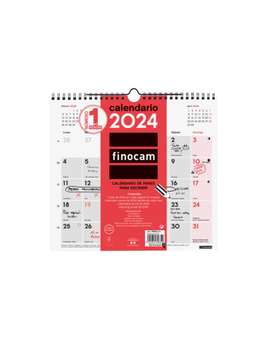 CALENDARIO FINOCAM 2024 PARED ESCRIBIR M