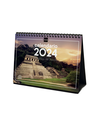 CALENDARIO FINOCAM 2024 SOBREMESA MARAVILLAS DEL MUNDO