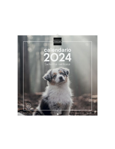 CALENDARIO FINOCAM 2024 PARED 30X30 CACHORROS