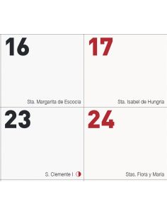 FALDILLA CALENDARIO MYRGA 30X24 REF 1543 2025 2