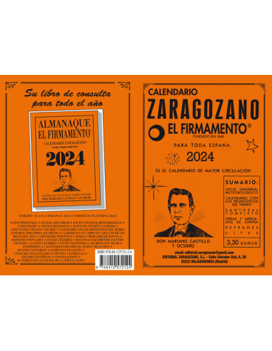 CALENDARIO ZARAGOZANO - EL FIRMAMENTO - 2024