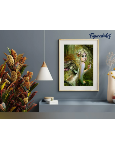 LIENZO PINTAR POR NUMEROS CON BASTIDOR 40X50CM...