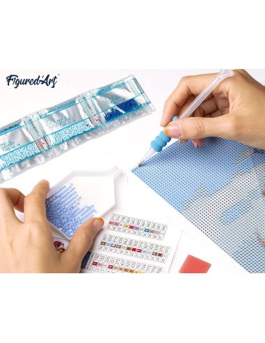 DIAMOND PAINTING 40X50CM CON BASTIDOR - GOLDEN...