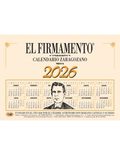 CALENDARIO ZARAGOZANO DE MESA - EL FIRMAMENTO 2025
