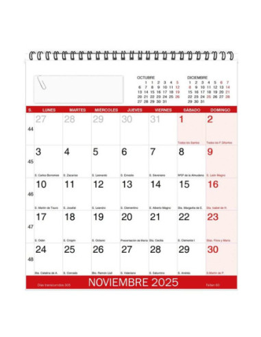 CALENDARIO SOBREMESA 202515X20 MYRGA REF:1598