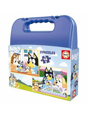 PUZZLE 2X48 MALETA BLUEY