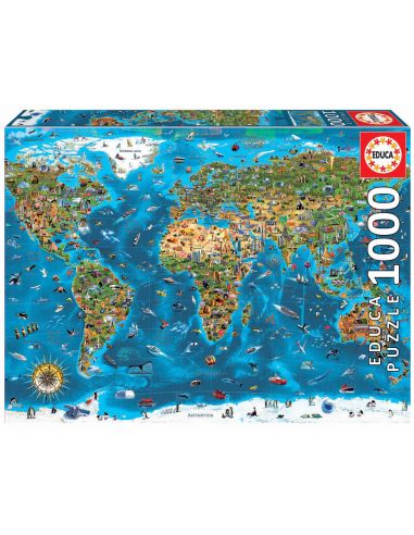 PUZZLE 1000MARAVILLAS DEL MUNDO