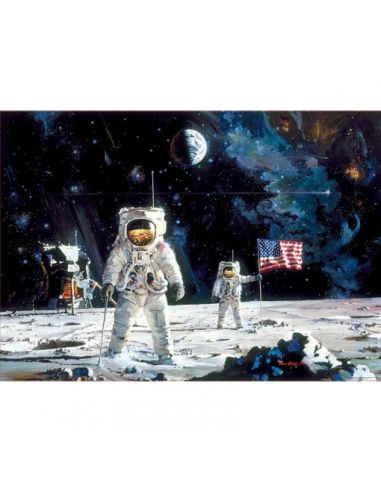 PUZZLE 1000FIRST MEN ON THE MOON ROBERT MCCALL