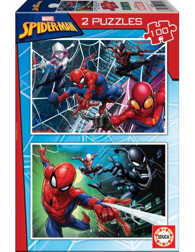 PUZZLE 2X100 SPIDERMAN