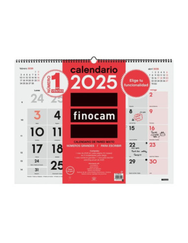 CALENDARIO FINOCAM 2025 PARED MIXTO XL