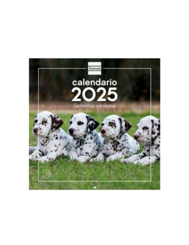 CALENDARIO FINOCAM 2025 PARED 30X30 CACHORROS