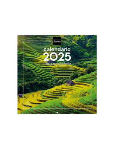 CALENDARIO FINOCAM 2025 PARED 30X30 NATURALEZA