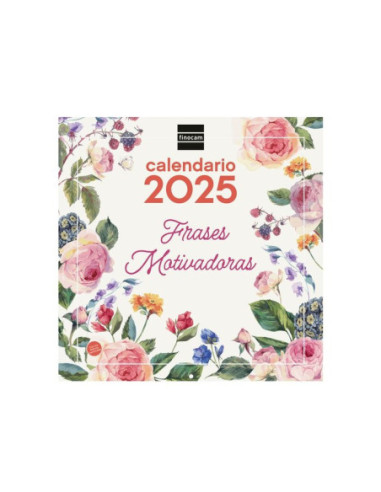 CALENDARIO FINOCAM 2025 PARED 30X30 FRASES