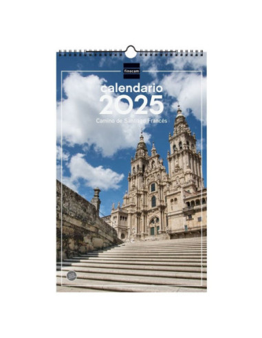 CALENDARIO FINOCAM 2025 PARED ESPIRAL 25X40 CAMINO