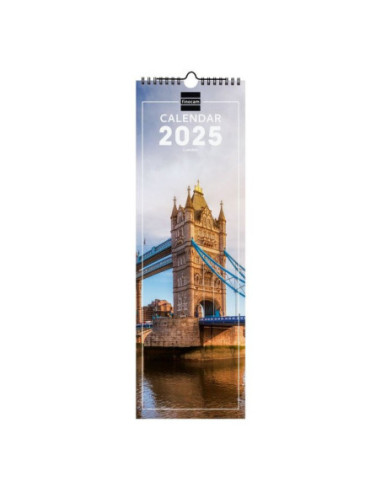 CALENDARIO FINOCAM PARED 2025 ESPIRAL 15X48 LONDON INTERNACIONAL