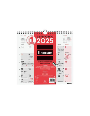 CALENDARIO FINOCAM 2025 PARED ESCRIBIR M