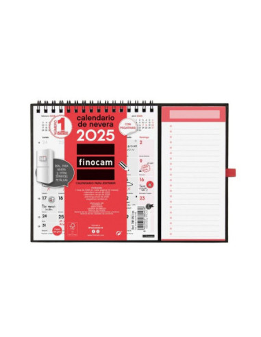 CALENDARIO 2025 NEUTRO ESCRIBIR IMAN XS 140X150MM FINOCAM 781350025