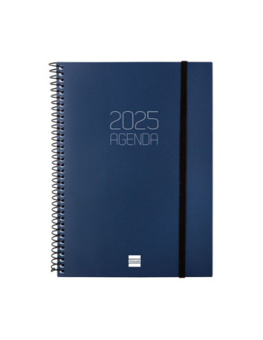 AGENDA ANUAL 2025 OPAQUE E10 SV AZUL FINOCAM