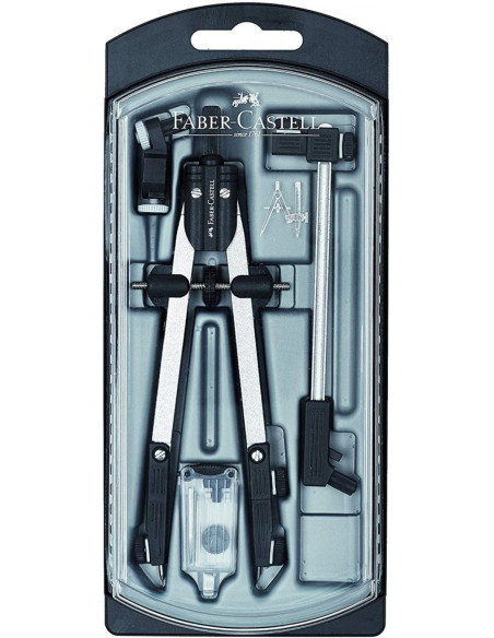 COMPAS CON ALARGADOR Y ADAPTADOR FABER BIGOTERA