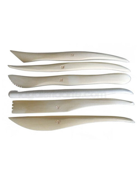 BLISTER 6 PALOS PARA MODELAR PARA BARRO TALENS