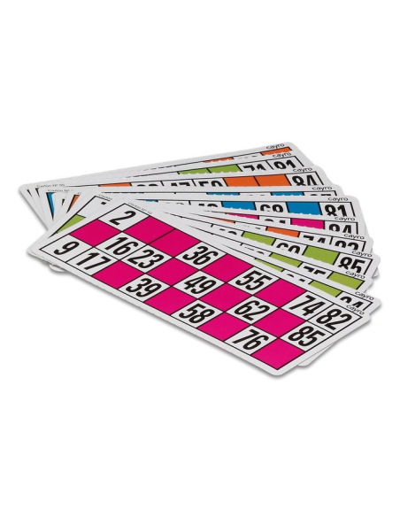 JUEGO 18 CARTONES BINGO