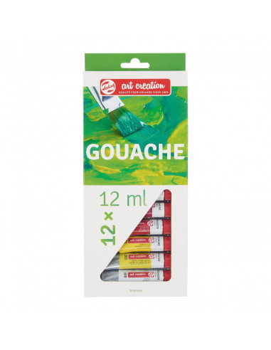 CAJA GOUACHE TALENS 12 TUBOS 12ML