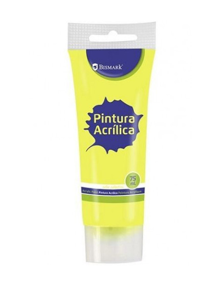 PINTURA ACRILICA 75 ML AMARILLO BISMARK 328527