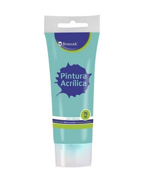 PINTURA ACRILICA 75 ML TURQUESA BISMARK 328518