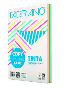 A4 80G COLORES SURTIDOS PASTEL (50 HOJAS X COLOR)...