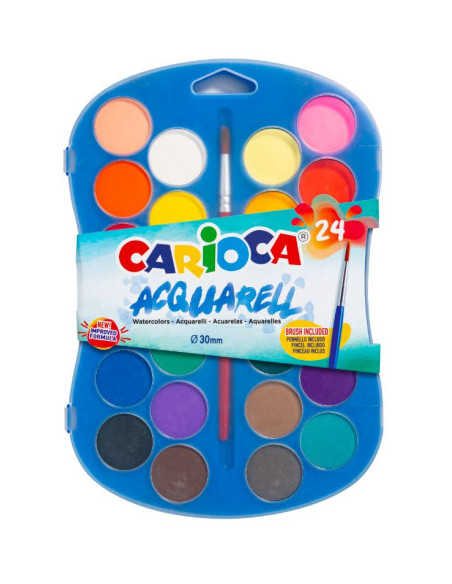 ACUARELAS CARIOCA 42405 ESTUCHE 24