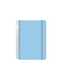 AGENDA 2025 GLOSS DÍA PÁGINA 12,5 X 18 CM AZUL DOHE 12572...
