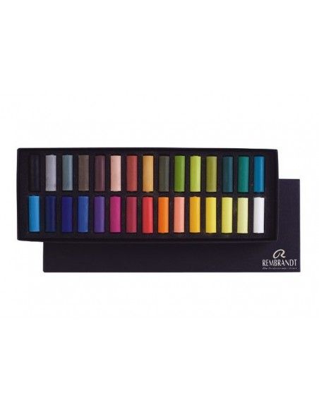 30 PASTELES REMBRANDT HALF LENGTH