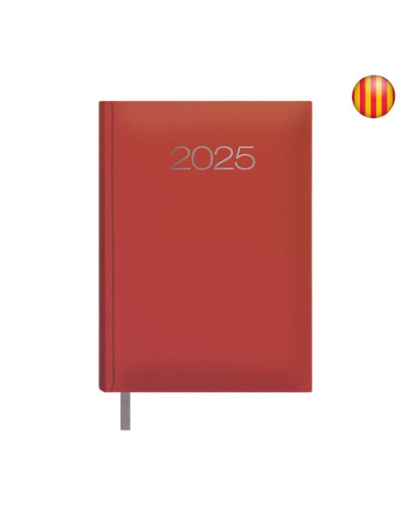 AGENDA 2025 LISBOA DÍA PÁGINA 14 X 20 CM COLOR ROJO CATALAN DOHE 12692 - 25
