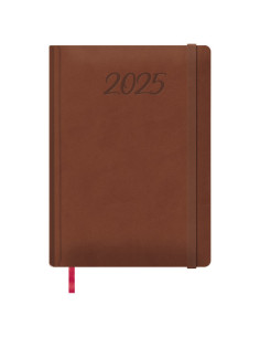 AGENDA 2025 MANAOS DÍA PÁGINA 17 X 24 CM. COLOR MARRÓN...