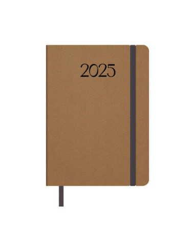 AGENDA 2025 MANHATTAN DIA PAGINA 14 X 20 CM COLOR CAMEL DOHE 12868 - 25