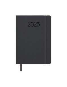 AGENDA 2025 MANHATTAN DIA PAGINA 14 X 20 CM COLOR NEGRO...