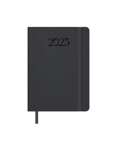 AGENDA 2025 MANHATTAN DIA PAGINA 14 X 20 CM COLOR NEGRO DOHE 12867 - 25