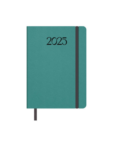 AGENDA 2025 MANHATTAN DIA PAGINA 14 X 20 CM COLOR VERDE 12869 - 25