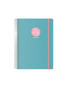 AGENDA 2025 MEMPHIS DÍA PÁGINA 15 X 21 CM MODELO VERDE...