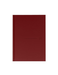 AGENDA 2025 MINIMAL A5 15X21CM DIA PAGINA COLOR ROJO...